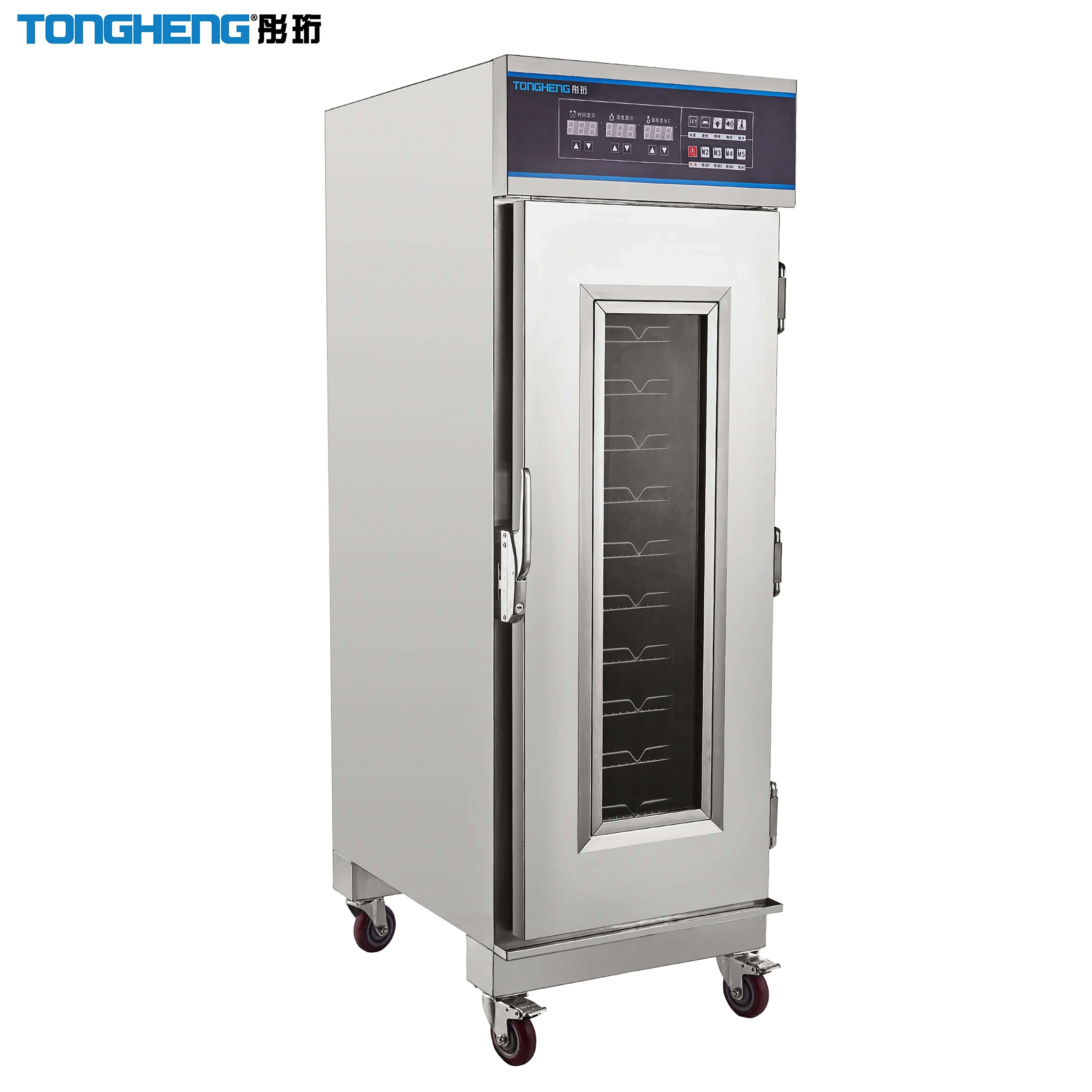 Commercial 12 Trays Bread Dough Bun Pasteles De Masa Heating Proofer Machine Bread Proofer Chamber Dough Fermentation Room