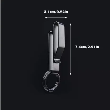 Llaveros tácticos de acero al manganeso para coche, para hombres, con clip para llaves de ropa de trabajo, para cinturón de exterior, llaveros desmontables, venta al por mayor de herramientas.