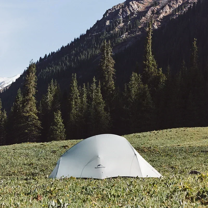 Naturehike Besötétedik -ig UL kültéri kemping Sátor ultralight 2 Férfi 15D Kvarc Gél Dublőz Alvóhely Hátiszák trekking Sátor Gyalogtúra vel Birkózószőnyeg