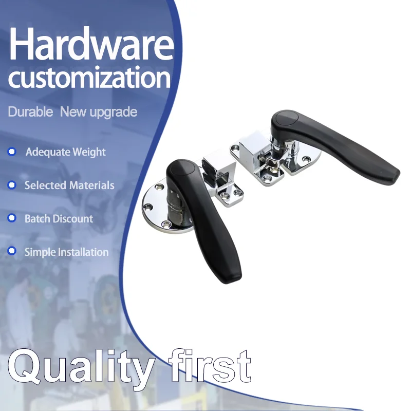 

Zinc Alloy Heavy-Duty Handle Suitable For Industrial Machinery Equipment Motor Cabinets Cold Storage Doors