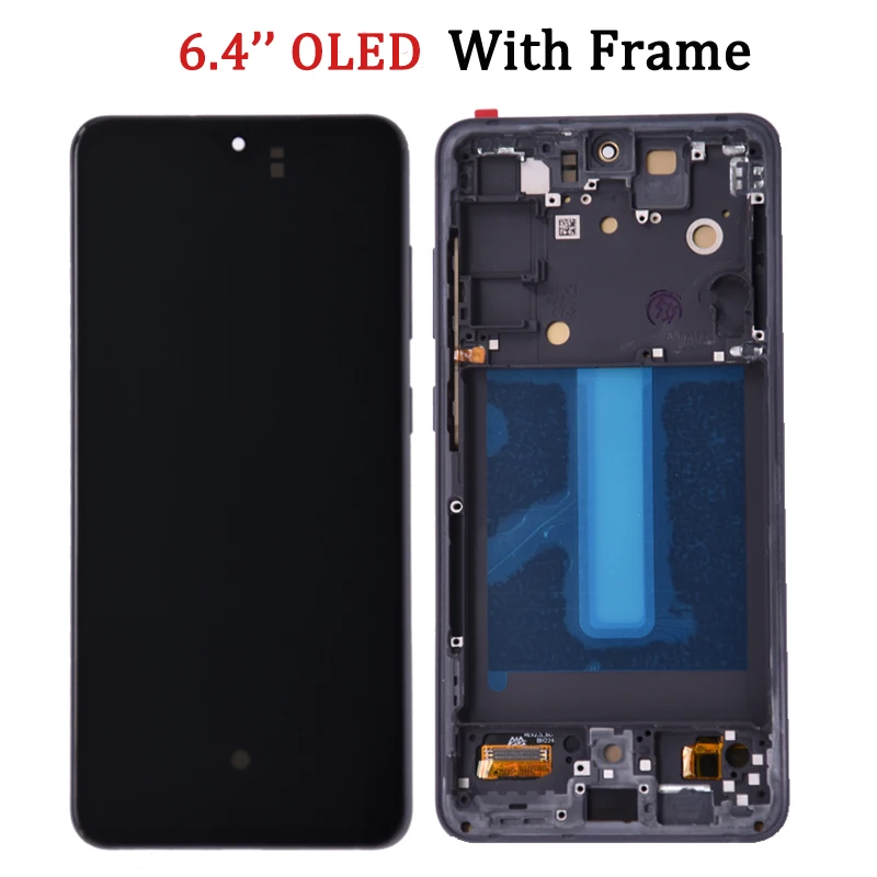 OLED For Samsung S21 FE 5G G990 G990B G990U G990B/DS G990E LCD Display with touch screen Ditigitizer With frame