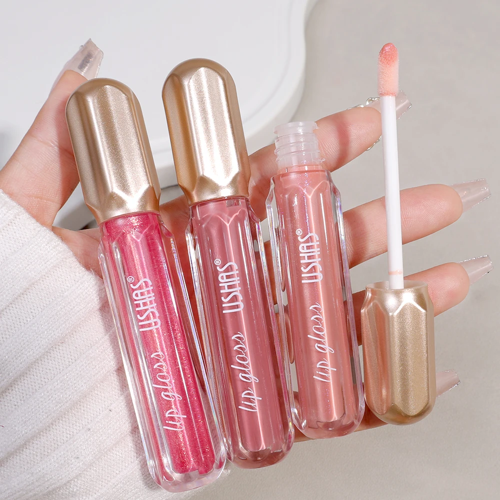 Mirror Pearl Lip Gloss Długotrwały nawilżający nieprzywierający kubek Redukcja drobnych linii Olejek do ust Głęboko odżywiający Pielęgnacja ust Kosmetyki do makijażu