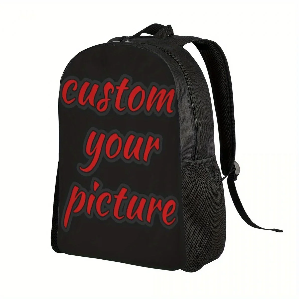 Custom Bag Custom Picture Photo Casual Backpack, Personalized With Your Design Image Daypack For Men, Women, And Teens, Lightwei