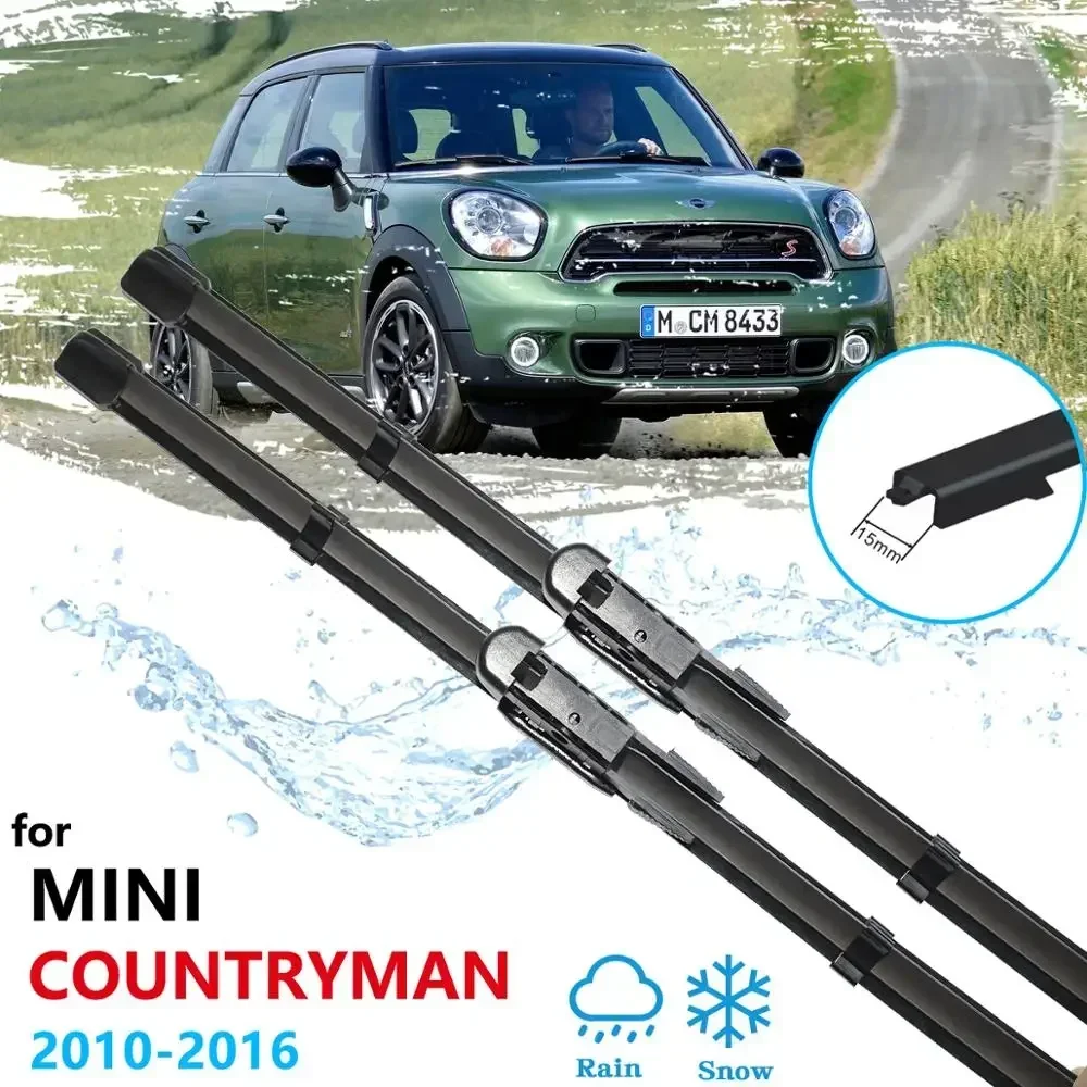 For Mini Countryman R60 2010 2011 2012 2013 2014 2015 2016 Car Wiper Blades Windscreen Windshield Wssher Brushes Accessories