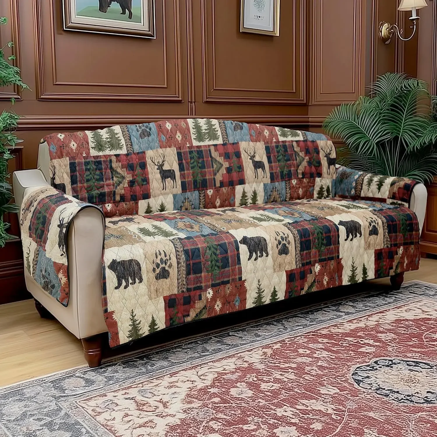 Woodland Patch Sofa Cover 114