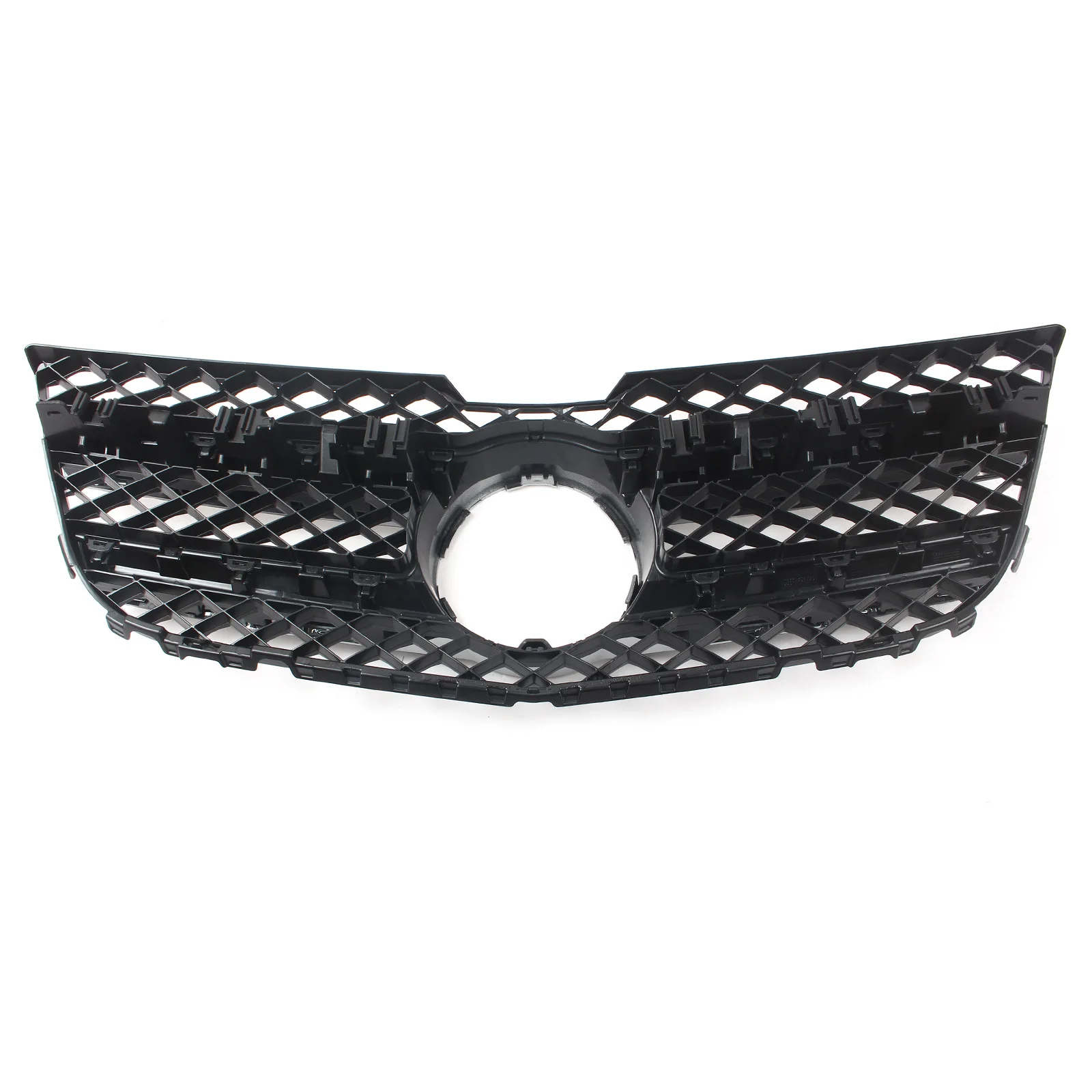 

Black Silver Grill Front Bumper Grille For Mercedes Benz GLK Class X204 GLK250 GLK300 GLK350 2013-2015 ABS Bumper Grilles