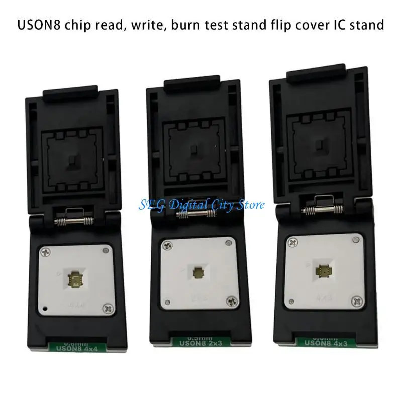 

U75B Высокоточный адаптер для тестовой розетки IC, адаптер WSON8/QFN8/DFN8/USON8 на DIP8 поддерживает несколько размеров корпуса