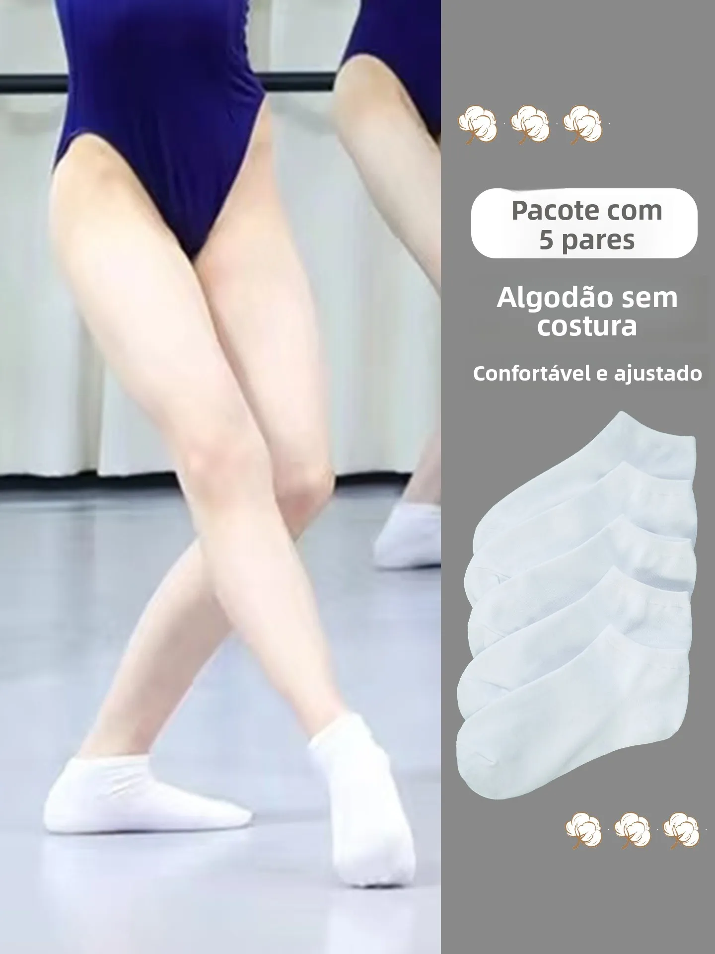 meias-brancas-de-danca-para-meninas-meias-especiais-para-pratica-de-bale-meias-de-danca-infantis-meias-de-treinamento-prof