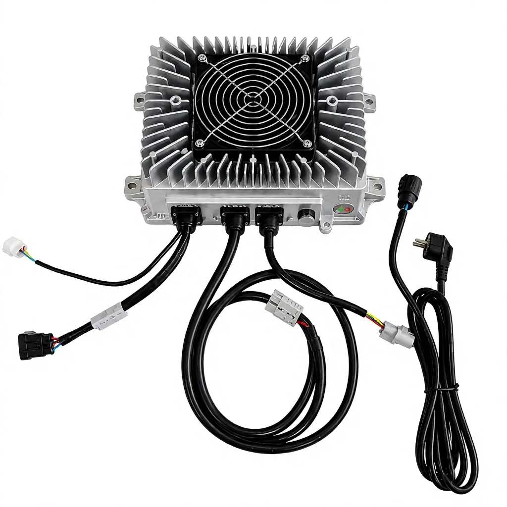 3.3kW On-Board Charger CAN BUS AC DC High Power EV Battery Charger for Electric Forklift LiFePO4