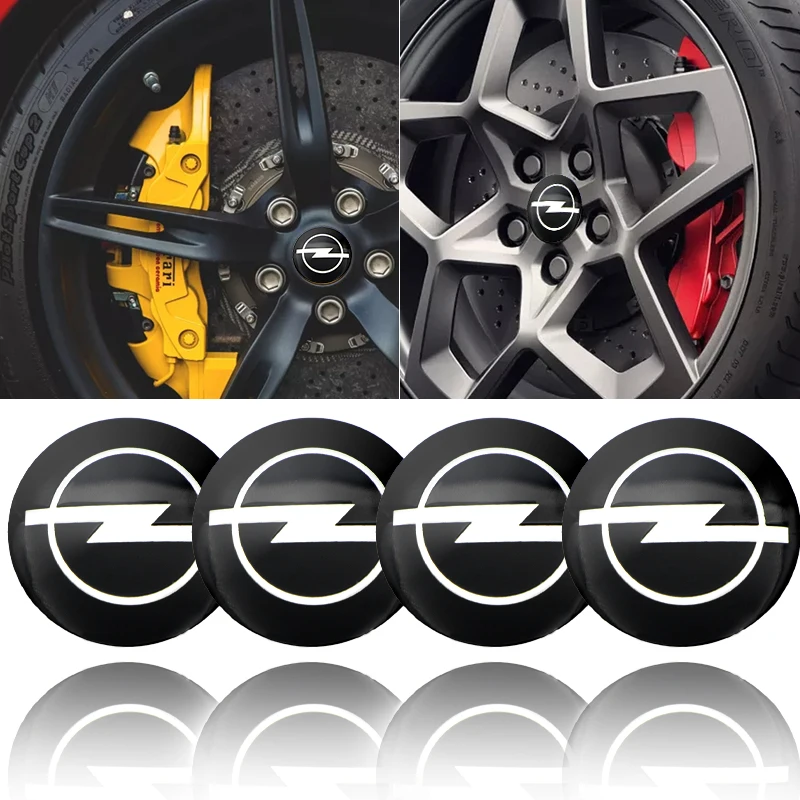 

4pcs Car Wheel Center Covers Badge Sticker Stickers for Opel Astra Insignia Mokka Zafira Corsa Vectra Antara Car Accessories