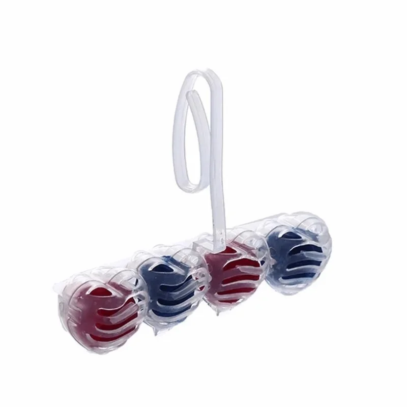 3 Long Lasting Hanging Toilet Deodorizer Balls Blue Bubble Multi Scents Dirt Remover Odor Eliminating Cleaner For Fresh Bathroom view 2