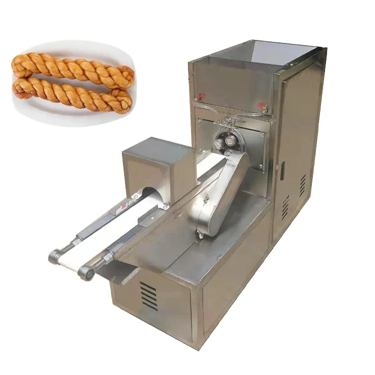 Twisted Fried Dough Machine Dough Twisting Cutting Machine Soft Pretzel Maker and Twist Machine