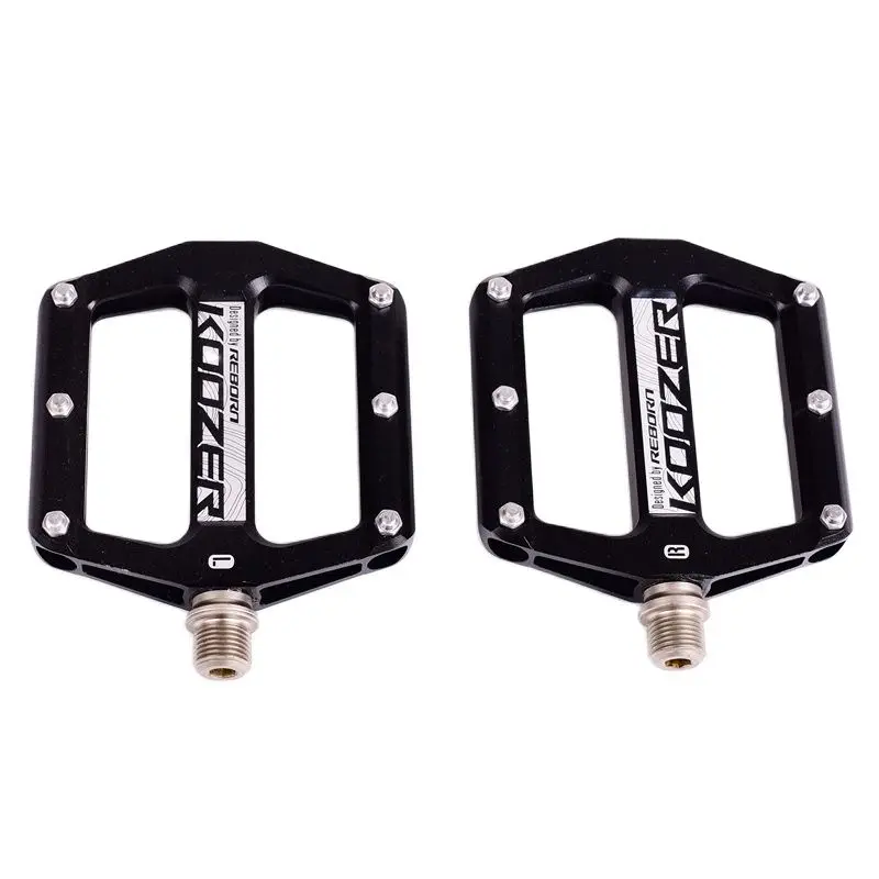 KOOZER Mountain Bike Bicycle Pedals Cycling Aluminium Alloy Bicicleta Flat XC TR AM FR DH KOOZER PD50 3 Bearings