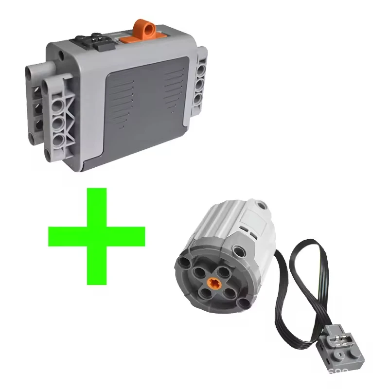 Modelo electrónico RC, accesorios de potencia de bloques de construcción, funciones de micromotor, Kit de Motor MOC, piezas técnicas, juguete creativo DIY