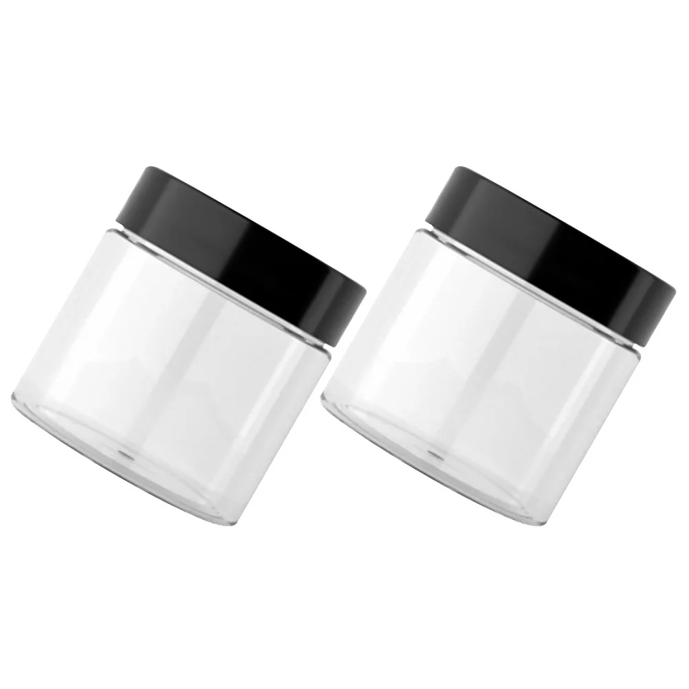 2pcs 50Ml Portable Cream Box For Travel Mini Ointment Container Leakproof Plastic Storage Refillable Lotion Box
