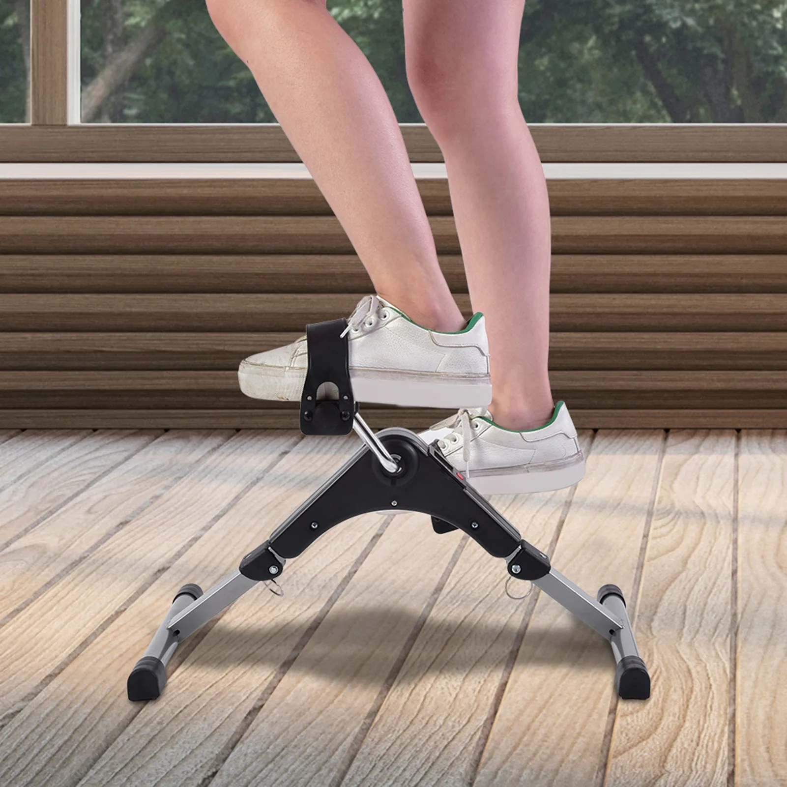 دواسة ركوب الدراجات، جهاز تمرين داخلي قابل للطي، دواسة دورة اللياقة البدنية، تمرين الساق، ركوب الدراجات في صالة الألعاب الرياضية #6