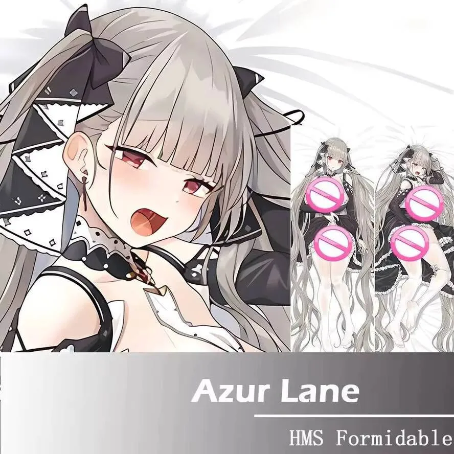 

HMS Formidable Lane Azur Body Pillow Case Cover Dakimakura Full Anime Cosplay Otaku Room Decorative