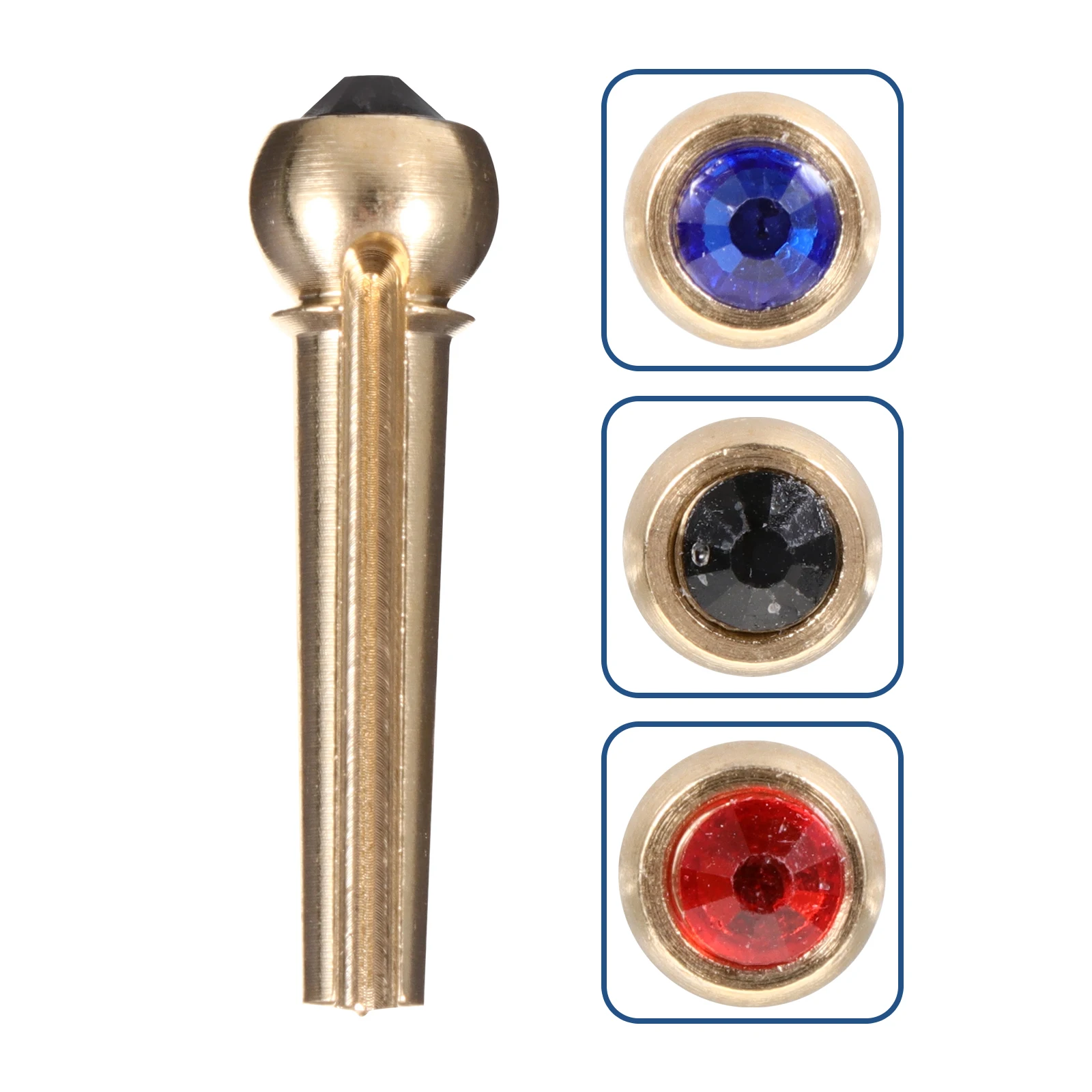 

8Pcs Guitar Bridge Pin Copper String Studs Wear-Resistant Accessories Improving Tuning Performance Acoustic Guitars