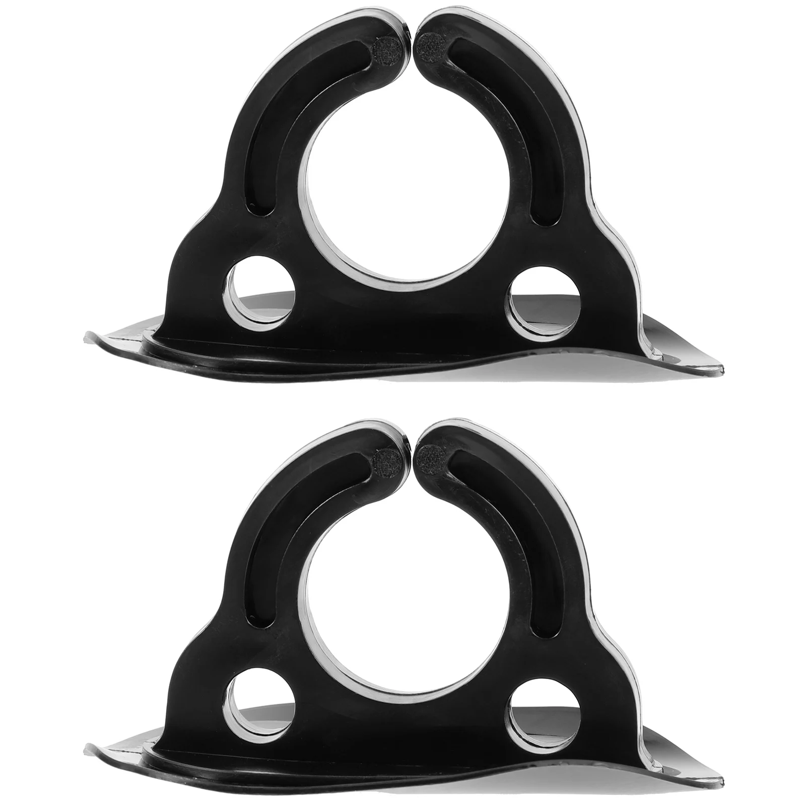 

2 Pcs Sturdy Deck Mounted Paddle Holder Clamp Universal PVC Clip for Kayak Canoe Fishing Accessories Outdoor Sports Gear