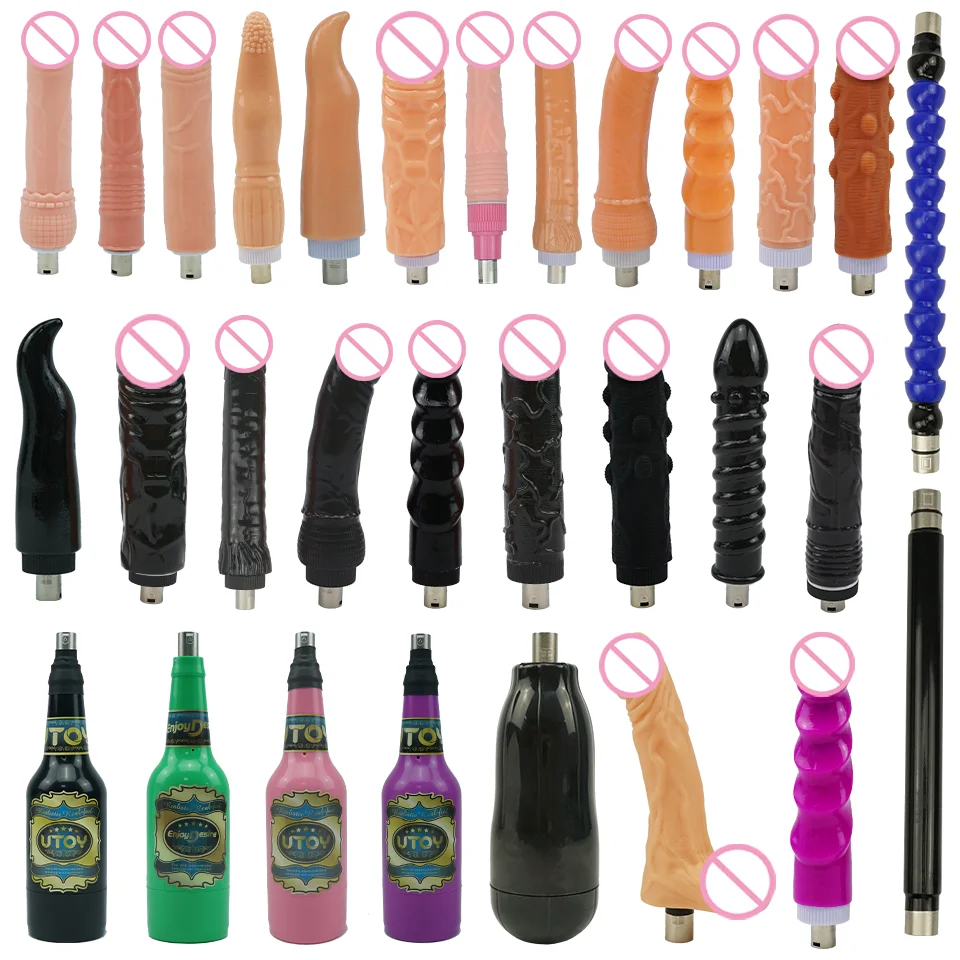 ROUGH BEAST 34 Types Traditional Sex Machine A2 Attachment 3XLR Attachment Dildos Suction Cup Sex Love Machine for Women and Man