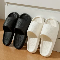 Summer Women Soft Slippers Indoor Home Women Casual Flip Flops Bathroom Anti Slip Sandals Outside Wear Men Beach Slides Shoes