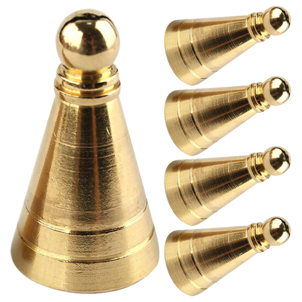 5 Pcs Taxiang Mold Incense Burner Kit Chinese Style Agarwood Powder Brass Cone Making Molds Stick Holders