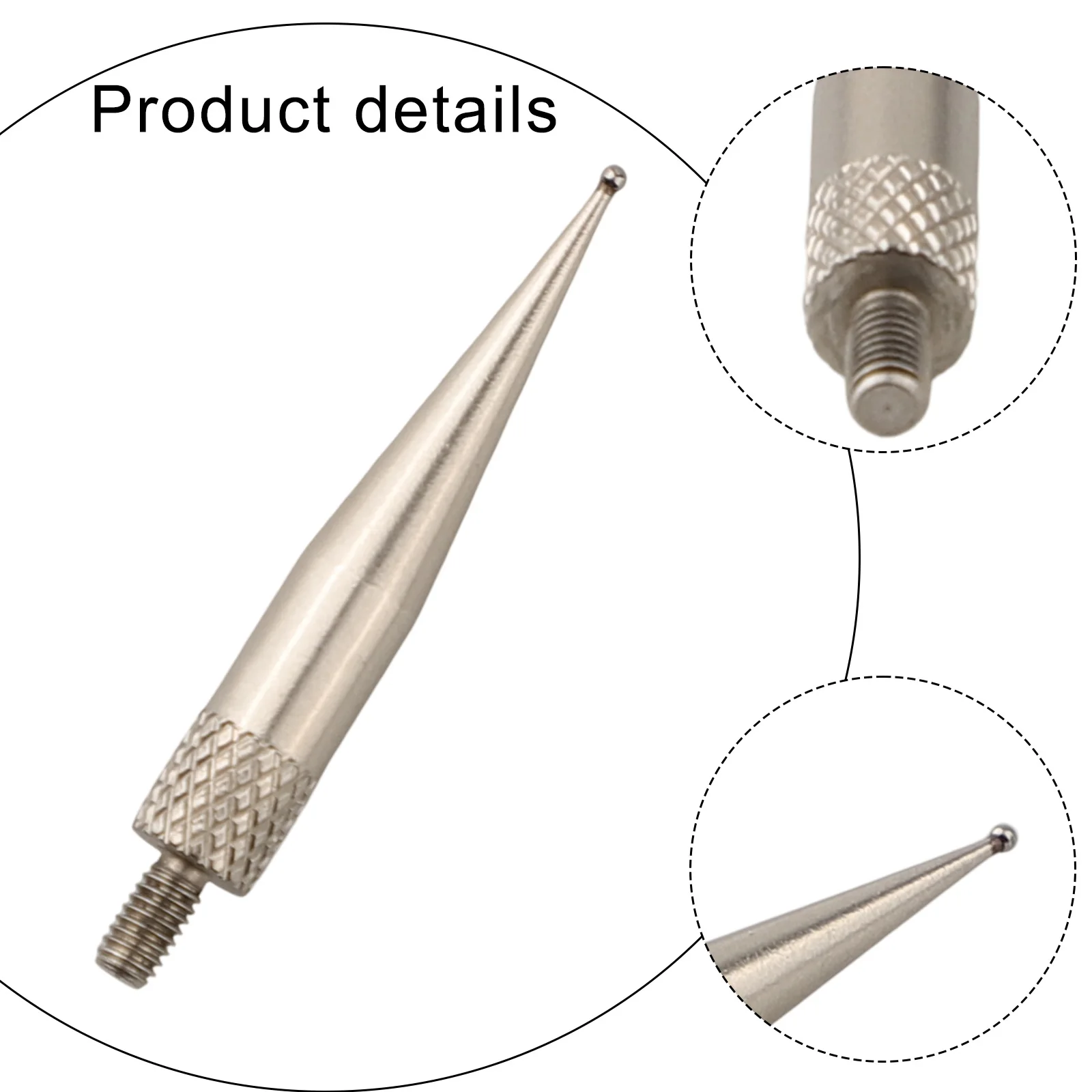 

Dial Gauge Contact Point Contact Point Magnetic Field-Resistant Stainless Steel Rod Digital Indicators Compatible
