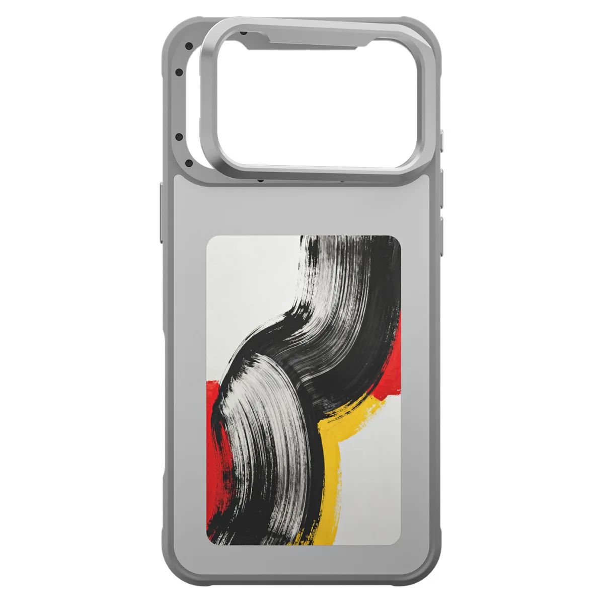 4E-ink display telefoonhoesje voor iPhone 17/17 Pro/17 Pro Max, aangepaste selfie, nul stroomverbruik, draadloos opladen & NFC - afbeelding 1