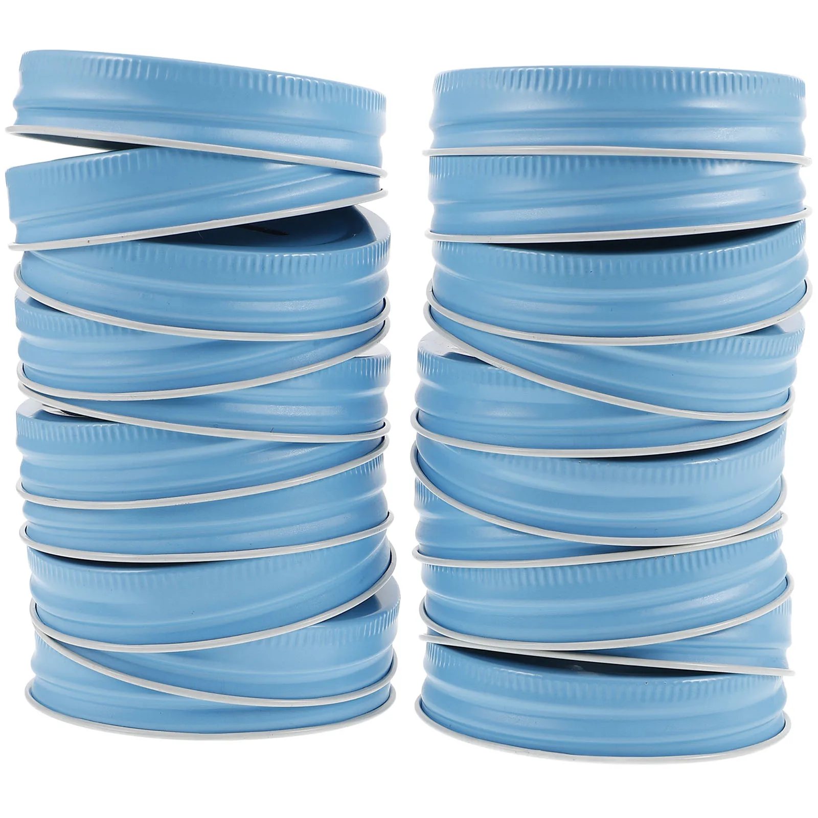 

20 Pcs Piggy Bank Lid Mason Jar Accessories Jars Lids Bill Storage Tinplate Coin Slot
