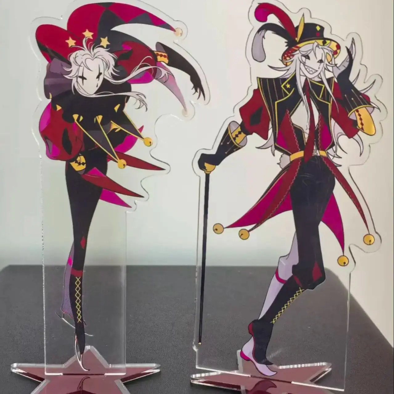 Game The Freak Circus Pierrot  Cosplay Figure Acrylic Stand Standing Plate Ornament Accessories Props Gifts image 6