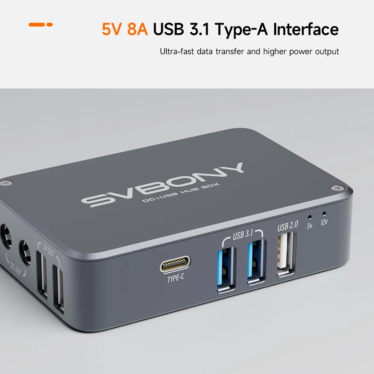 Svbony SV241 Astronomy Micro DC+USB HUB Box USB3.1 High-speed Readout Output & Type-C Interface for Astrophotography