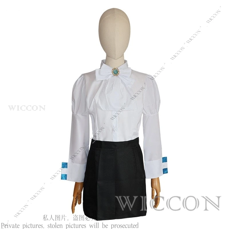 Costume de cosplay de jeu d'anime pour femme, perruque, boucles d'oreilles, cadeau gratuit, propéditeur, Karuma Mei Phoenix Cos Wright