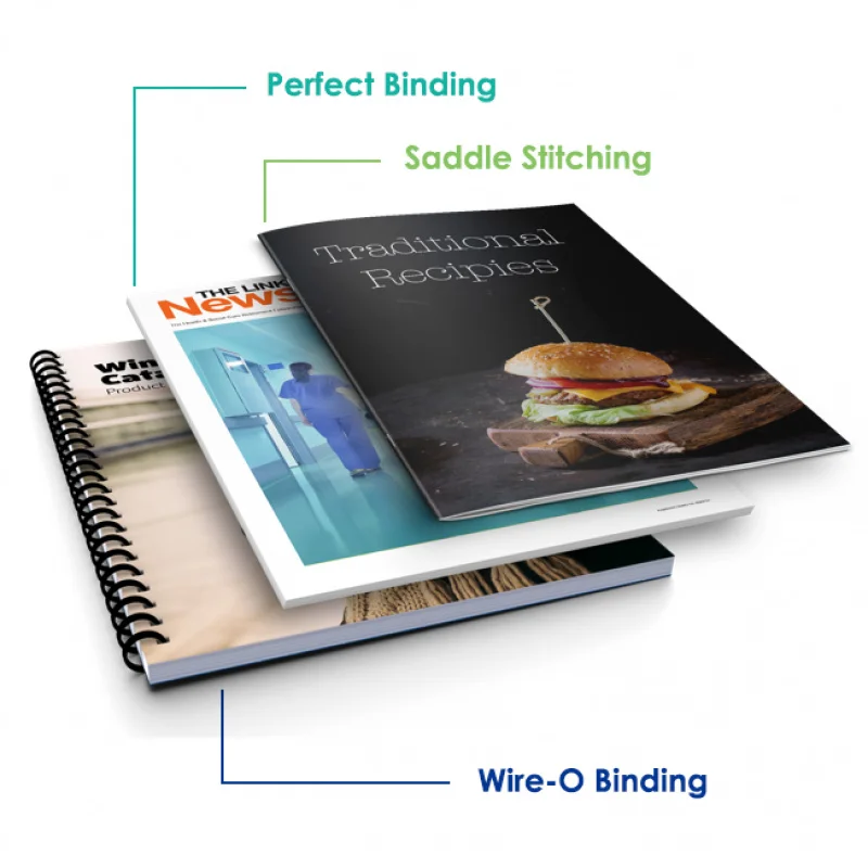 

custom China Factory Custom Saddle Stitching Book Printing Services Printer Catalogs Brochure Magazine Print
