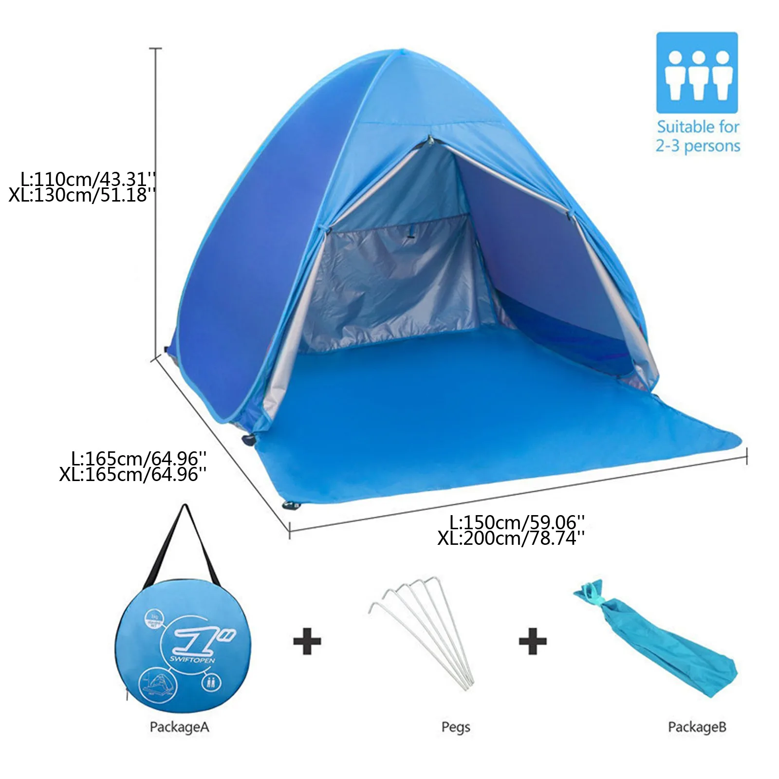 خيمة الشاطئ خفيفة قابلة للطي خيام الصيد المنبثقة التلقائي المفتوحة خيمة الأسرة السياحية الأسماك التخييم المضادة للأشعة فوق البنفسجية كامل الشمس الظل