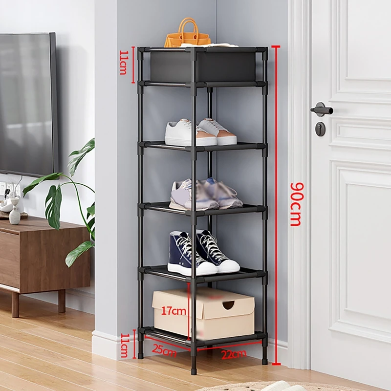 

4/5-layer Stackable Shoe Organizer Multi-layer Shoe Rack Shoes Storage Shelf Box Home Space Saving Entry Door Shoe Cabinet