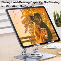 Adjustable Laptop Stand Aluminum Alloy 360 Rotating Desk Laptop Holder Computer Riser for Smartphones Notebooks Tablets