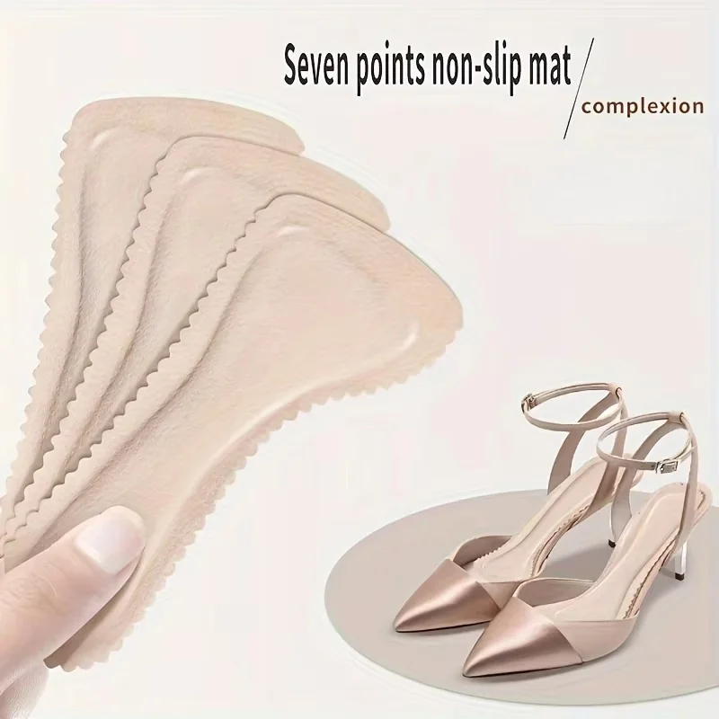 

4 PCS Anti-slip Pads For Women's High Heels And High-heeled Sandals Perspiration Absorbent Deodorant High Heel Sole Sticker