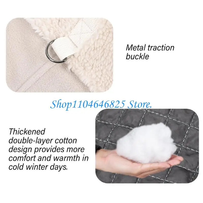 Dog Furry Vest Pullover Clothing Apparel Apparel for Spring Winter Multiple Size Winter Apparel