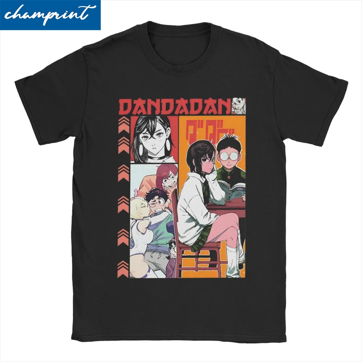 Novelty Dandadan Ken Takakura Momo Ayase T-Shirt Men Women's 100% Cotton T Shirts Anime Short Sleeve Tee Shirt Graphic Clothes