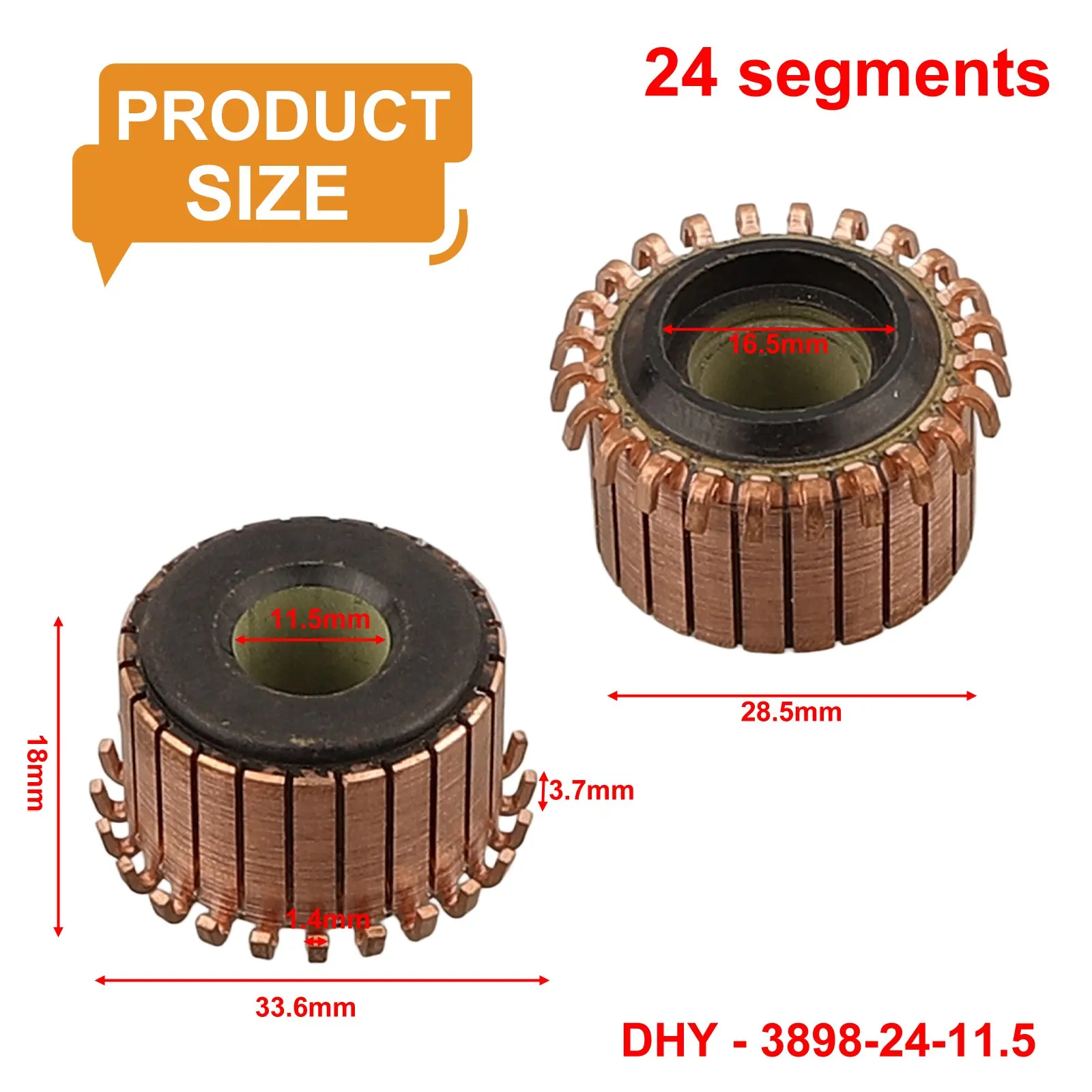 Brand New High Quality Long Lasting Practical Commutator Electrical Motor Replacement Spare Easy Installation Repair