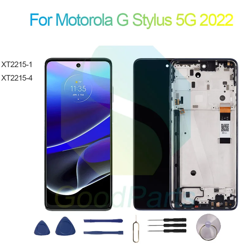 For Motorola G Stylus 5G 2022 Screen Display Replacement 2460*1080 XT2215-1, XT2215-4 Moto G Stylus 5G 2022 LCD Touch Digitizer