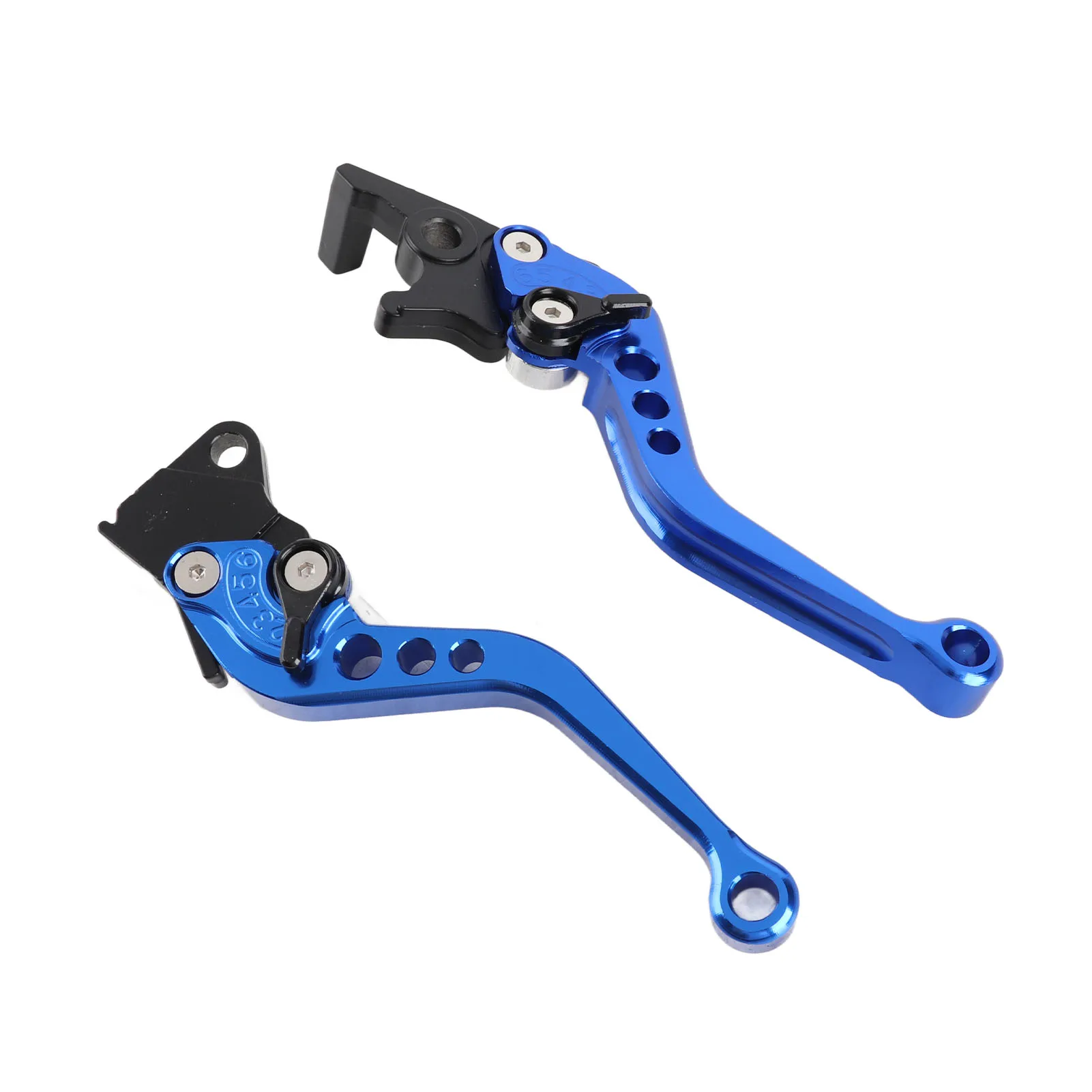 

Pair of CNC Aluminum Motorcycle Clutch Drum Brake Lever Handle 1 Pair Aluminum Alloy Left Handle 16 cm 6mm Right Handle 19