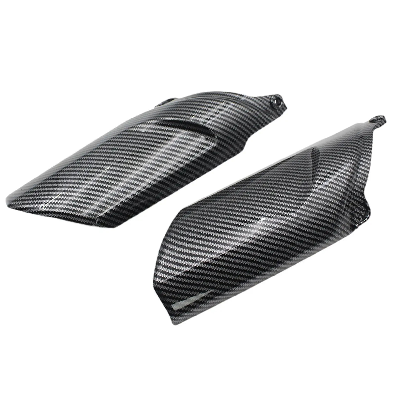 غطاء شوكة الصدمات الأمامي للدراجة النارية ، مجموعة غطاء الشوكة السفلية ، حامي أسود 1 زوج لملحقات er6N 2012-2016 الاحترافية