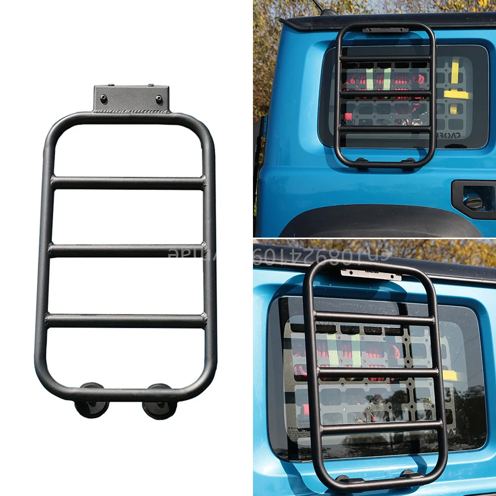 Rear Window Extension Climbing Ladder Side Window Protective Frame Pedal For Suzuki Jimny JB64 JB74 2019 2020 2021 2022 2023