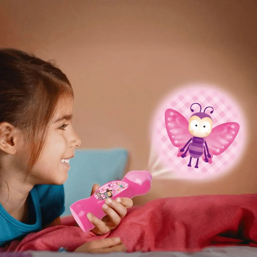 Plastic Projector Lamp Educational Handheld Puzzle Animal Pattern Torch Projector Cartoon Mini