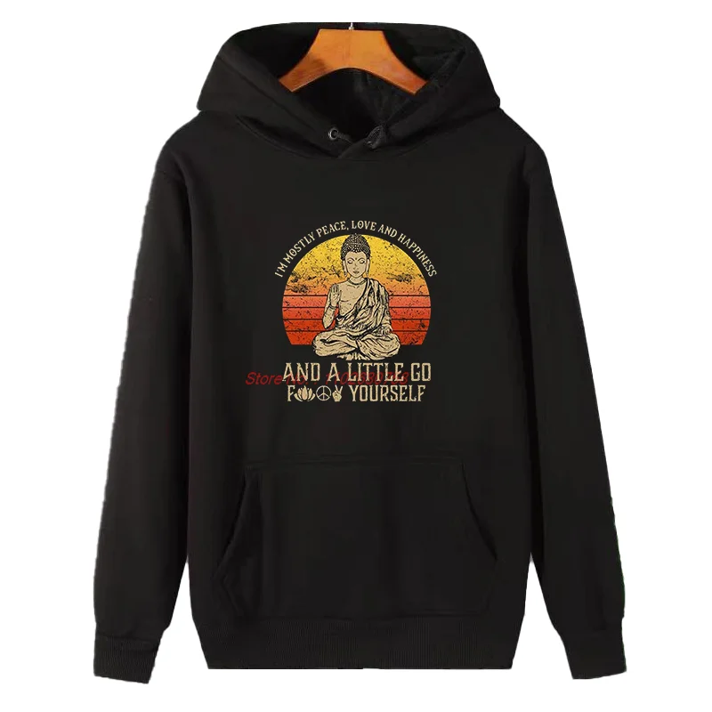 

Namaste Mother Explicit, забавные толстовки с капюшоном и графикой, зимние предметы первой необходимости, толстый свитер, подходит для всех возрастов, мужская одежда