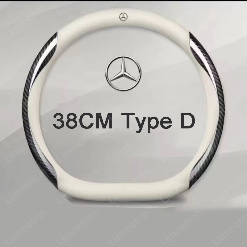 

Emblem Accessories For Mercedes Benz GLA GLB GLK GLE C180 C200 C260 C300 W108 W124 W126 W140 W168 Car Steering Wheel Cover