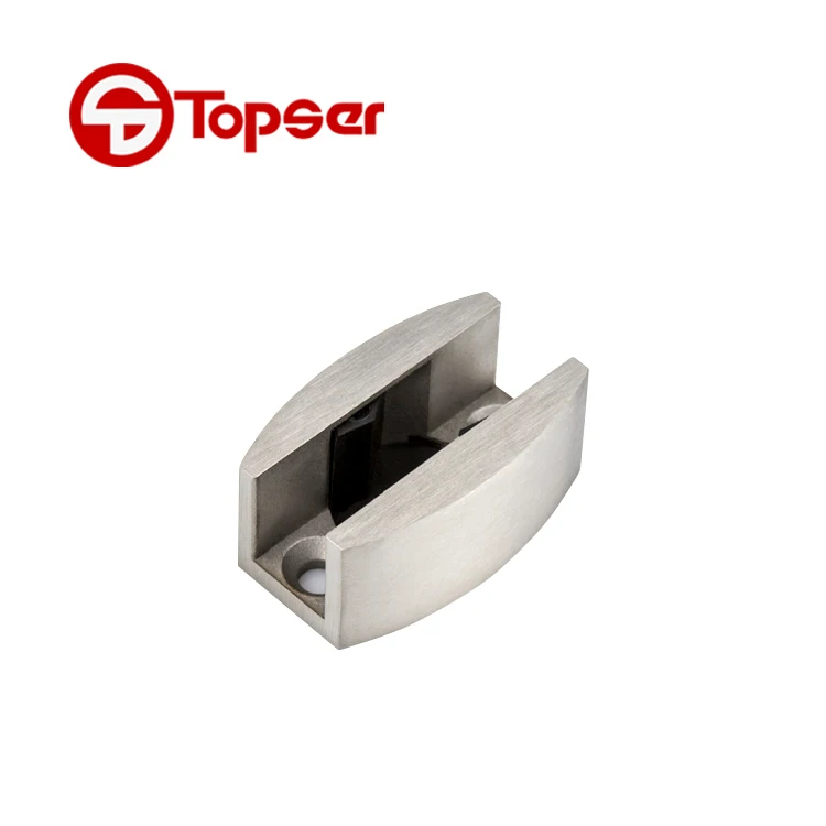 Buffer hangend wielsysteem Roestvrijstalen schuifrailsysteemset voor glazen schuifdeuren in de douche