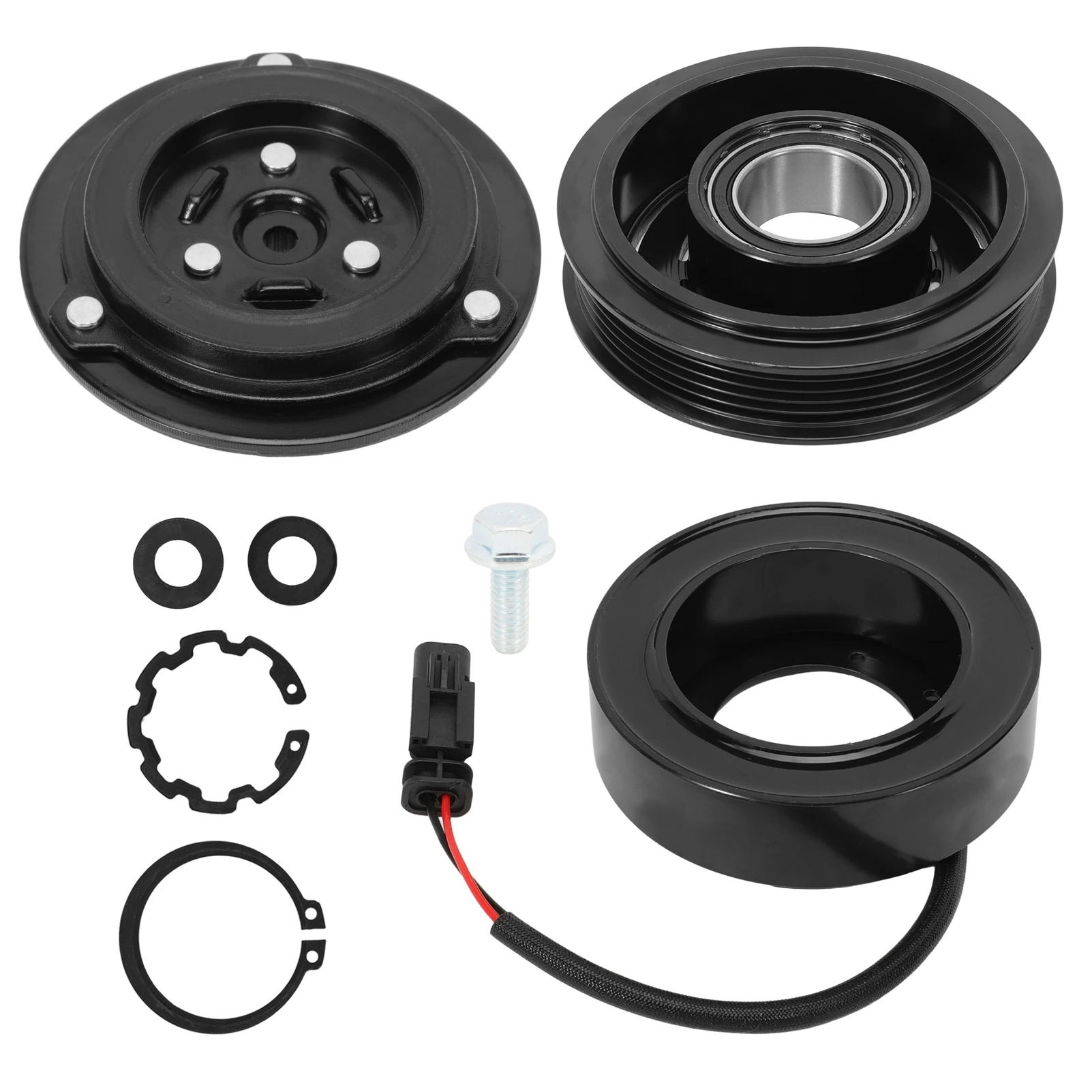 

Air Conditioner AC Compressor Clutch Kit Compatible with Chevrolet Equinox 2016-2017 Malibu 2013-2016 Impala 2014-2015 68222