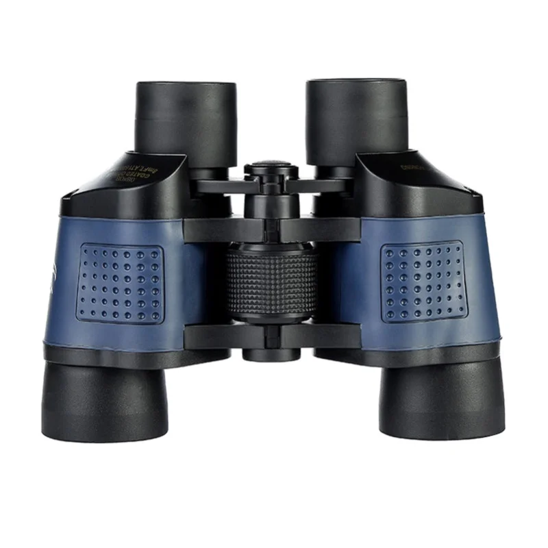 80x80 Binoculars Low Light Night Vision BAK4 Prism Waterproof Binoculars With Compass And Carrying Lanyard For Bird Watching
